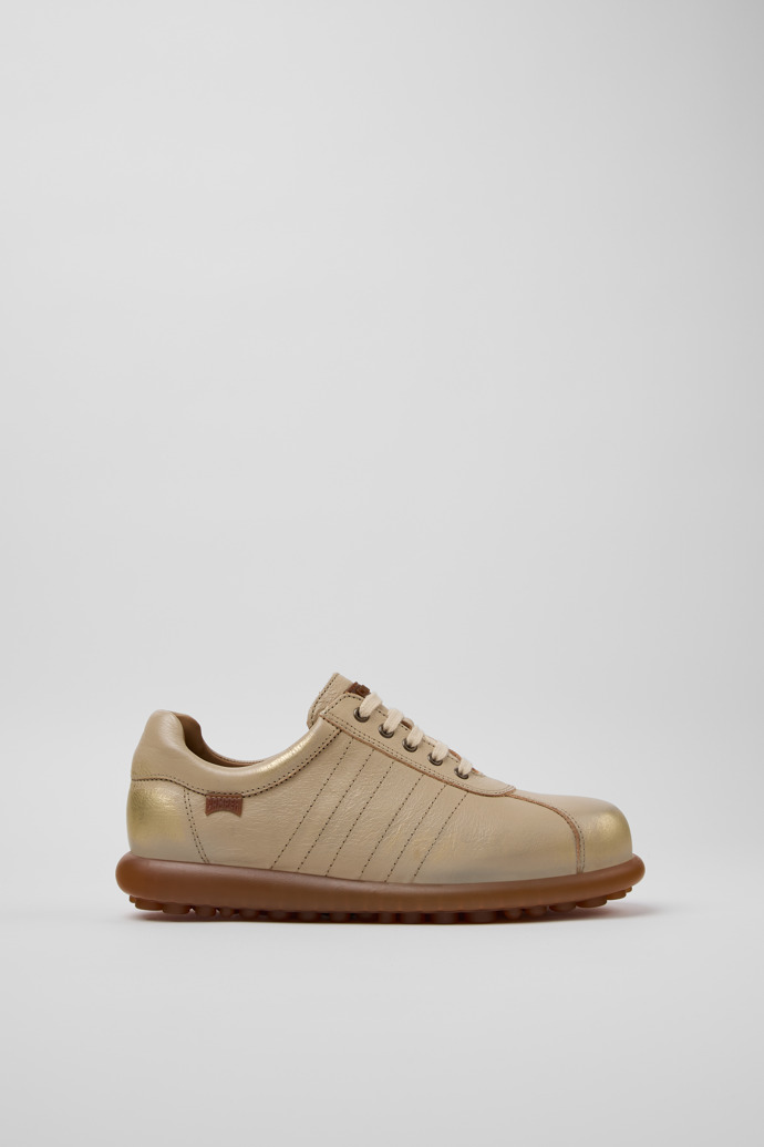 Pelotas Beige leren damesschoenen.