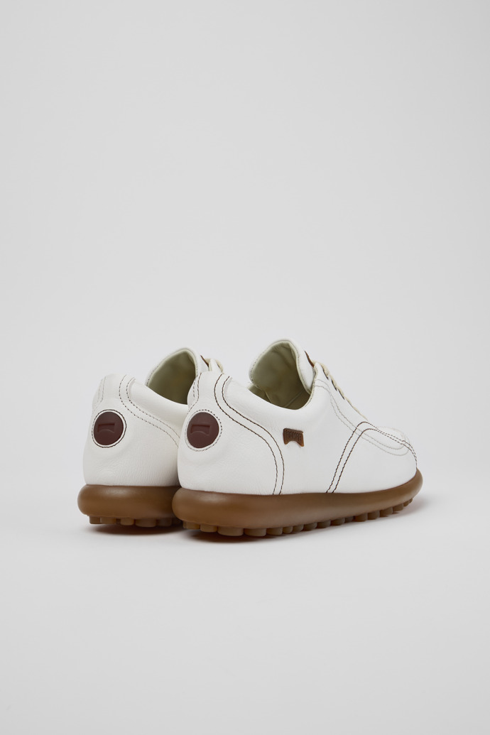 Twins Λευκά δερμάτινα παπούτσια για γυναίκες.