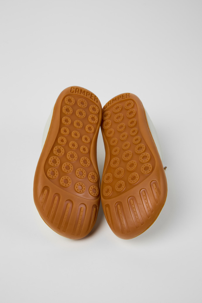 Peu Weiße Lederschuhe für Kinder.