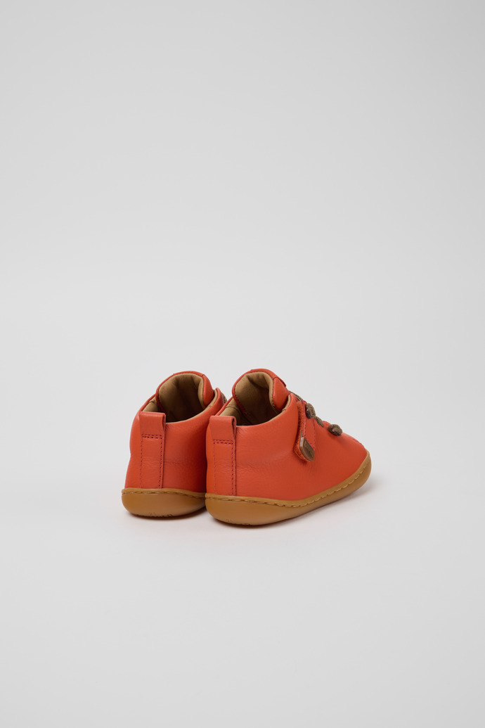 Peu Orange Lederstiefeletten für Kinder.