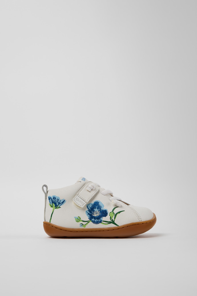 Twins Weiße Lederstiefeletten für Kinder.