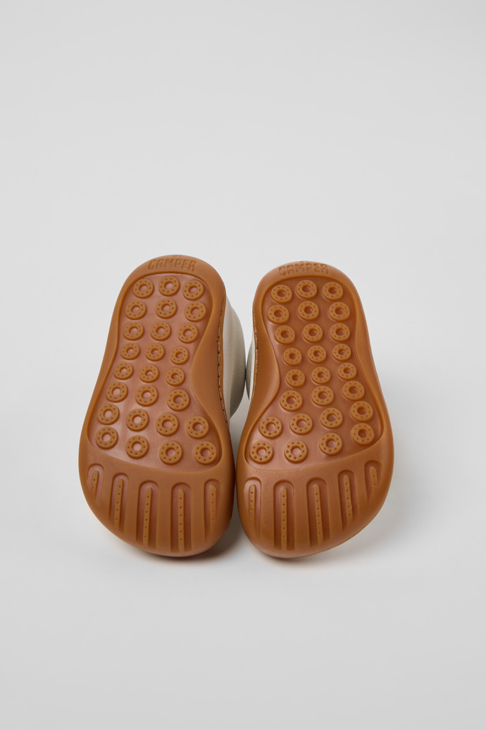 Twins Weiße Lederstiefeletten für Kinder.