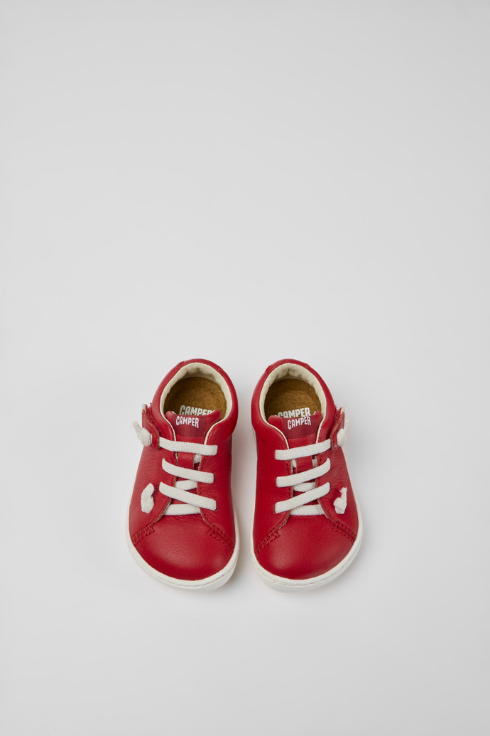 Peu Roter Kinderschuh aus Leder