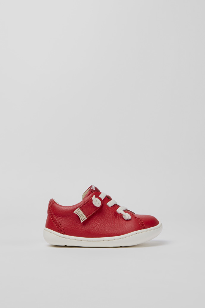 Peu Roter Kinderschuh aus Leder
