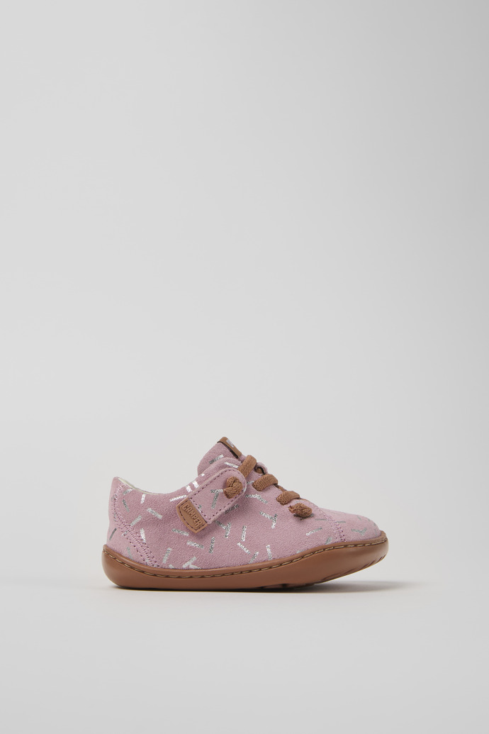 Peu Chaussures en nubuck multicolore pour enfant.