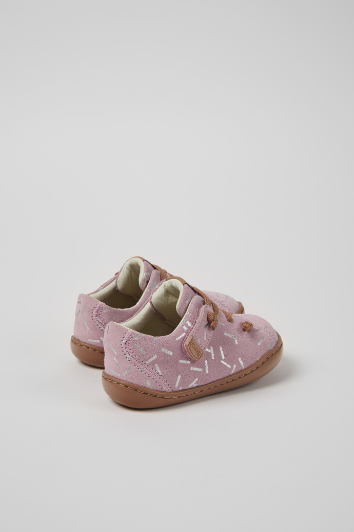 Peu Chaussures en nubuck multicolore pour enfant.