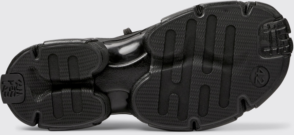 TOSSU Black Caged Sneakers