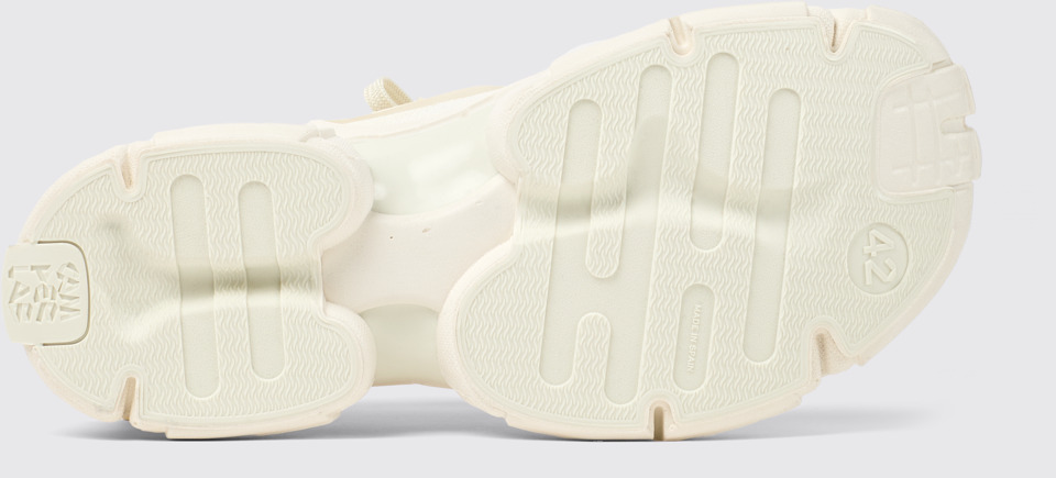 Tossu White Caged Sneakers