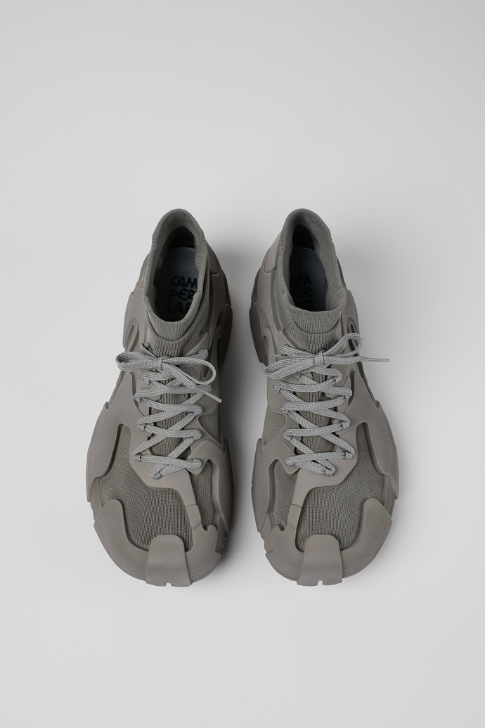 Overhead view of Tossu Grey Synthetic Sneaker