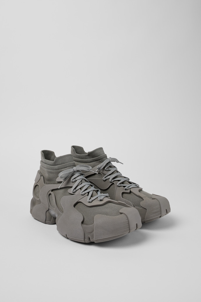 Front view of Tossu Grey Synthetic Sneaker