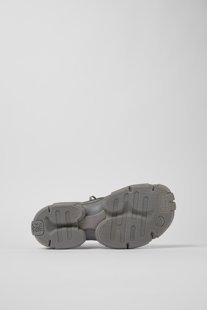 The soles of Tossu Grey Synthetic Sneaker