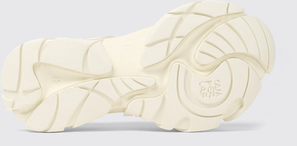 Tormenta White Textile Sneakers