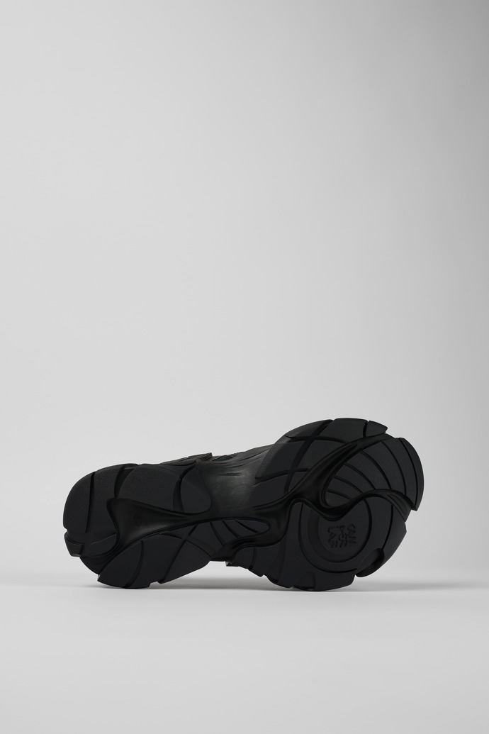 The soles of Tormenta Black Textile Sneaker