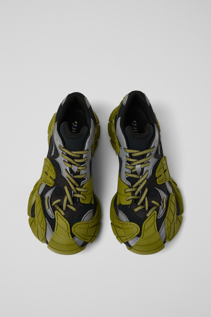 Overhead view of CAMPERLAB TORMENTA Multicolored Textile Sneakers