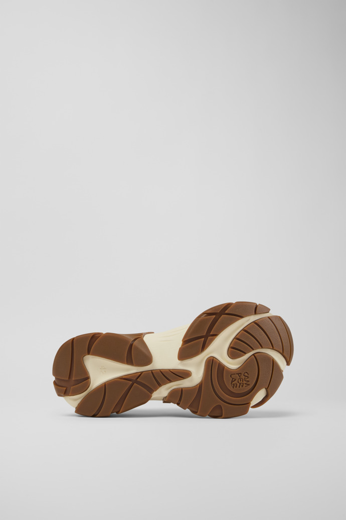 The soles of TORMENTA WHITE-BROWN