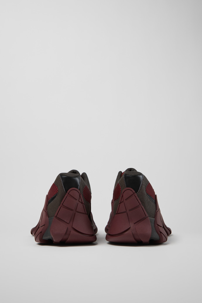 Back view of TORMENTA BURGUNDY-BLACK