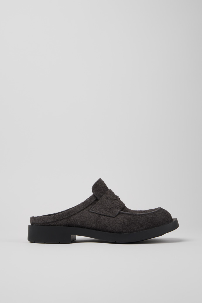 MIL 1978 Loafers slip-on em nobuck cinzentos