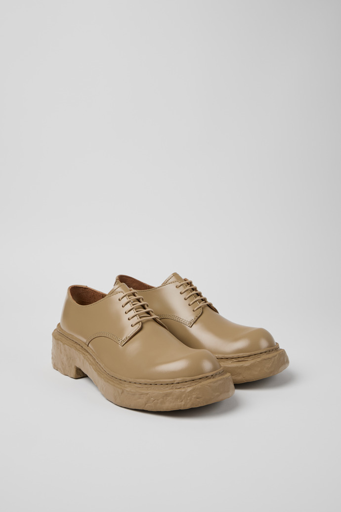 Vamonos Bluchers en cuir beige