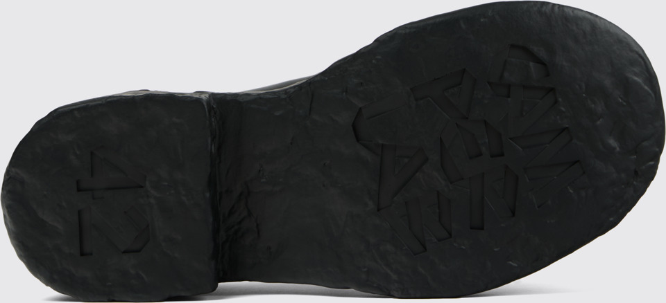 CAMPERLAB VAMONOS Black Leather Lace-Up Shoes
