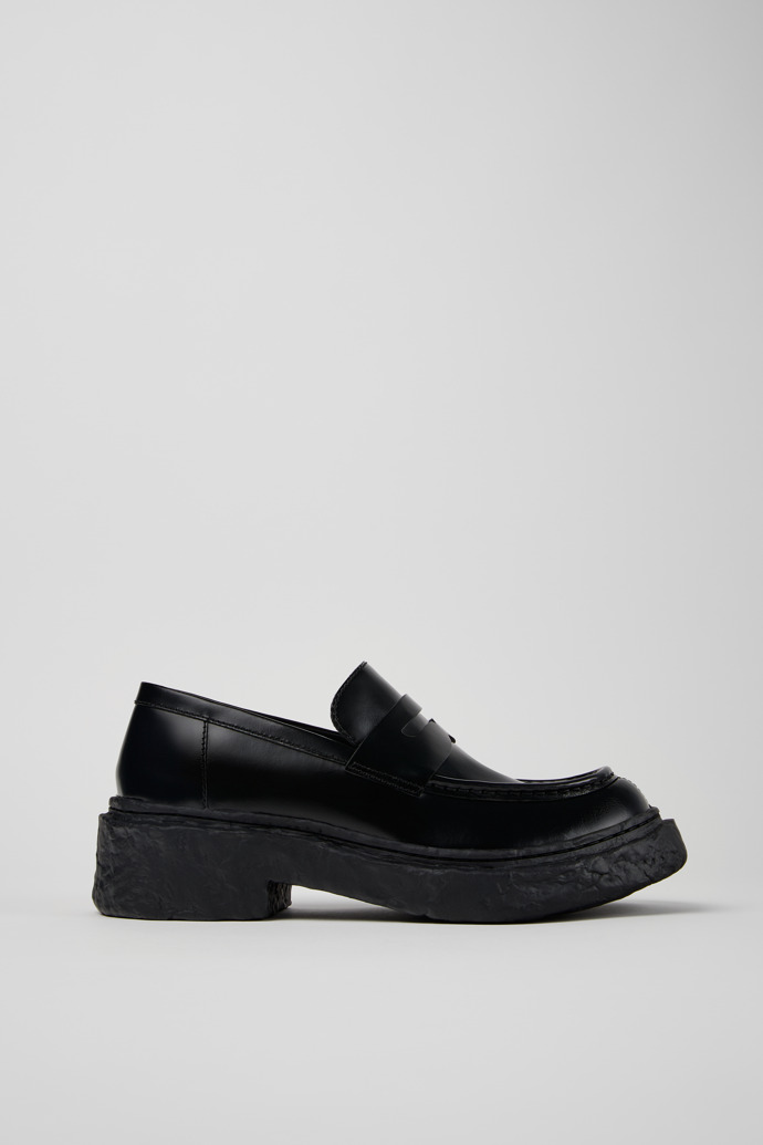 Vamonos Mocassins de cuir negre