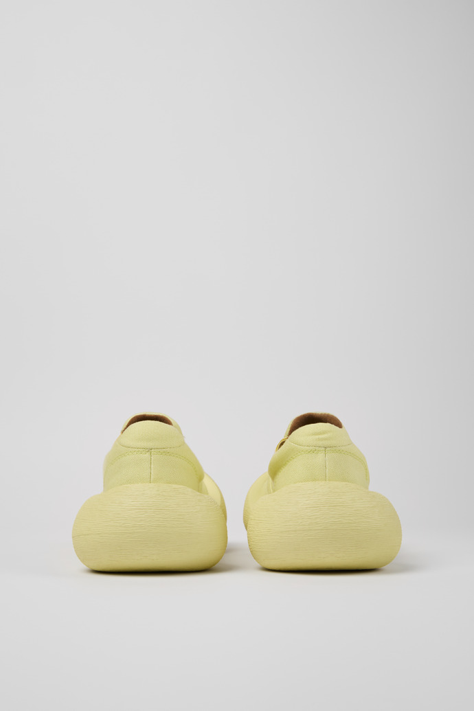 Back view of Caramba Yellow TENCEL® Lyocell Loafers