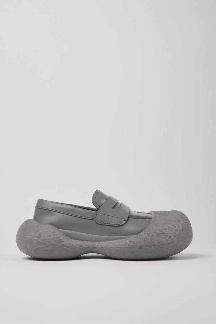 Caramba Mocassins en cuir gris