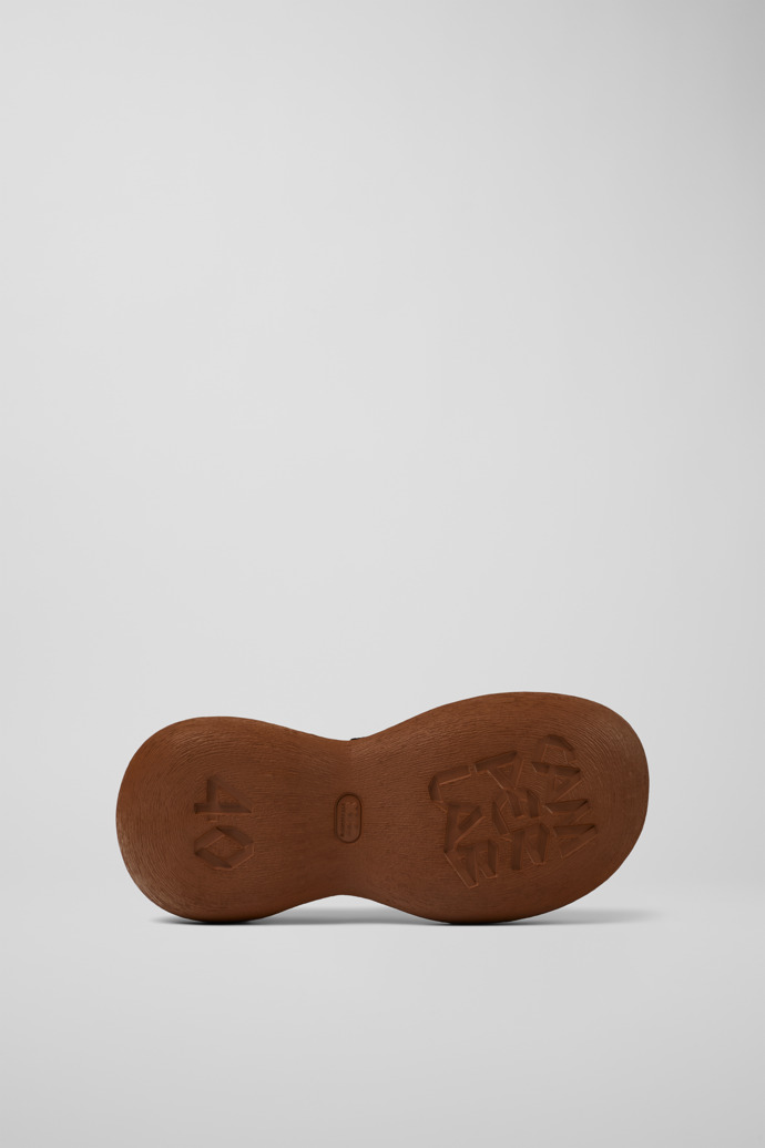 The soles of CAMPERLAB CARAMBA Black-brown leather loafers