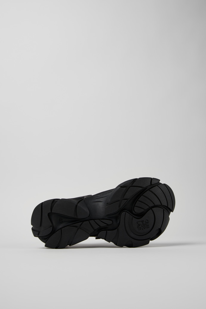 The soles of Tormenta Black Textile Sneakers