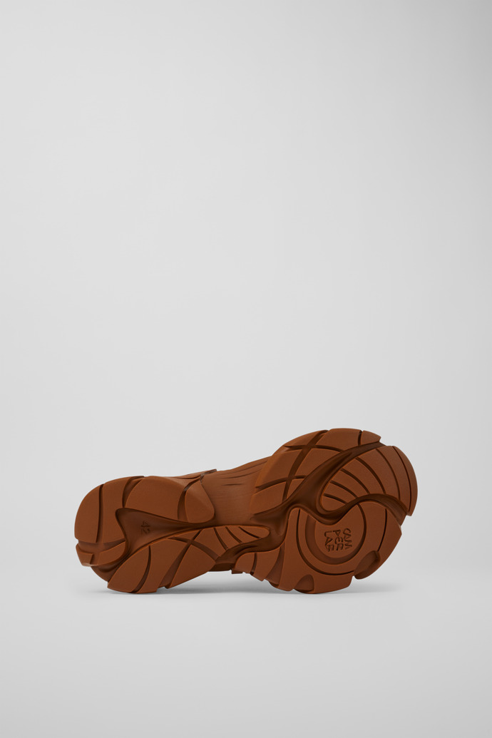 The soles of CAMPERLAB TORMENTA Brown Textile Semi-Open Sneakers