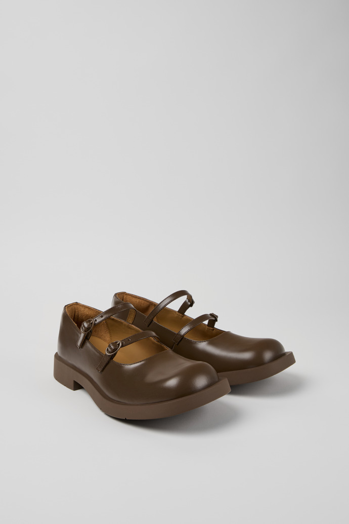 MIL 1978 Chaussures en cuir marron