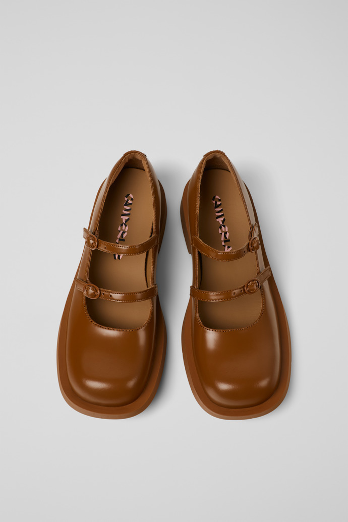 Mil 1978 Babies en cuir marron