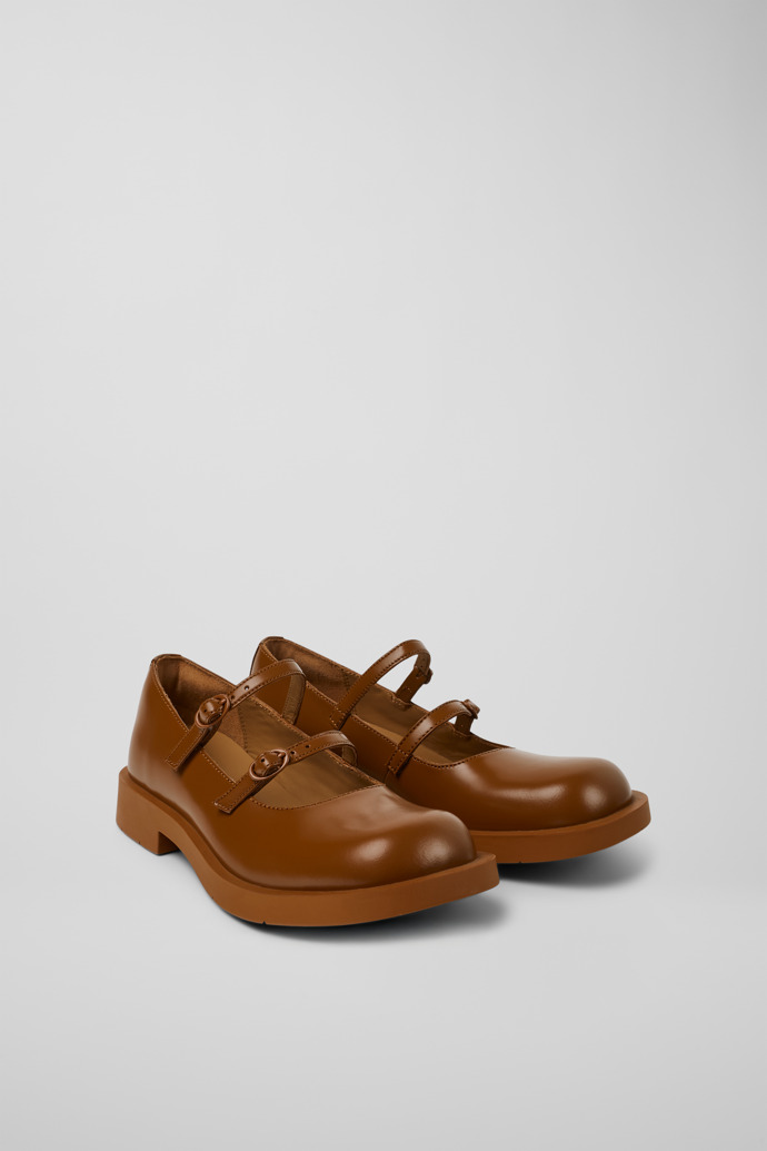 Mil 1978 Babies en cuir marron