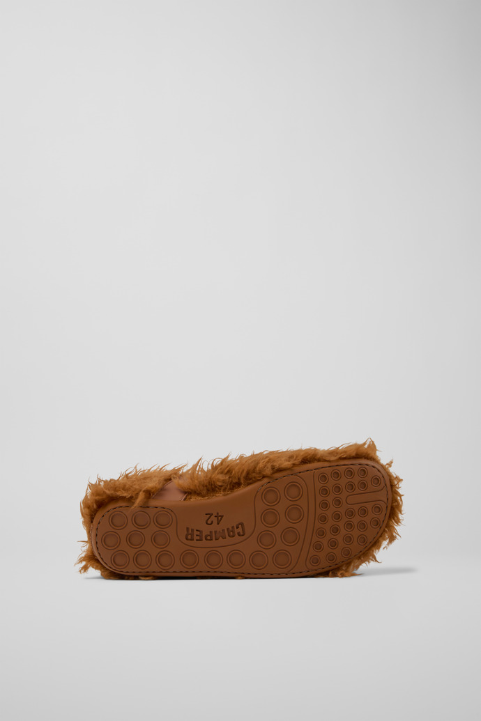 The soles of Wabi Brown recycled PET Mary Janes