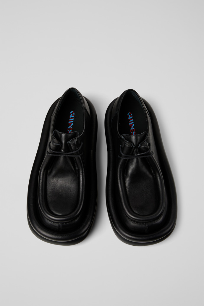 Aqua Zapatos de piel negros