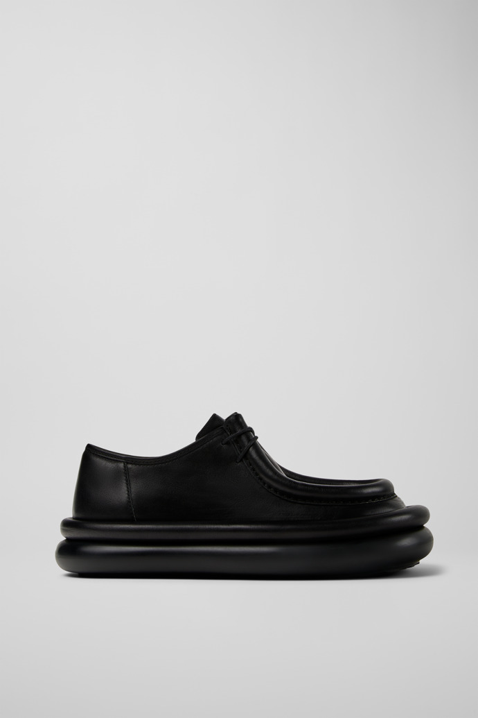 Aqua Zapatos de piel negros