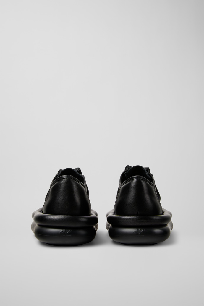 Aqua Zapatos de piel negros