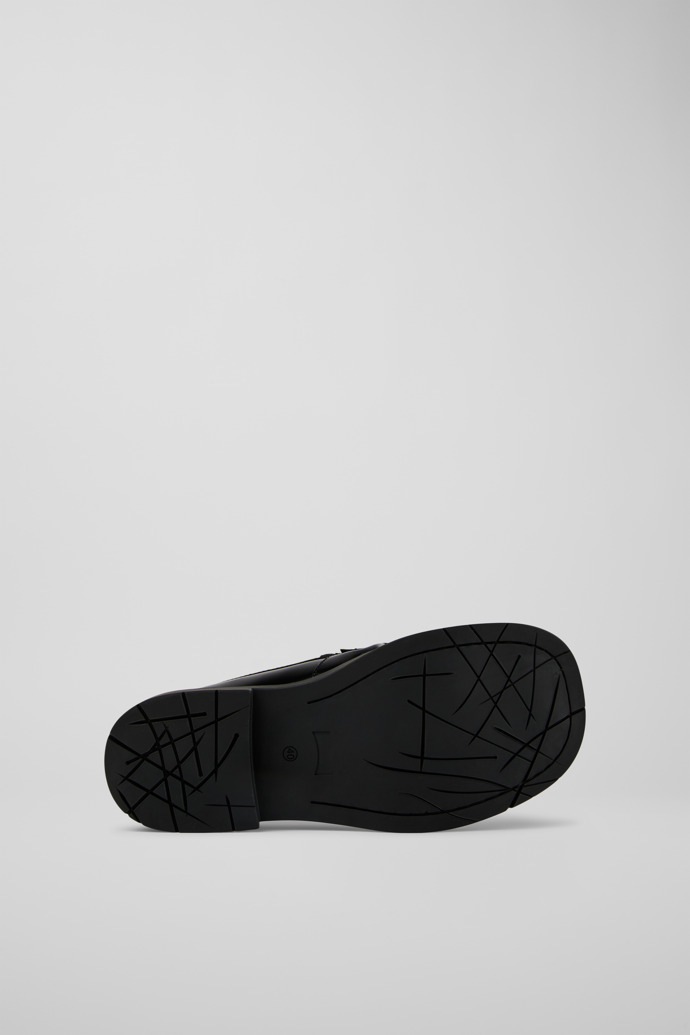 The soles of Mil 1978 Black Leather Loafers