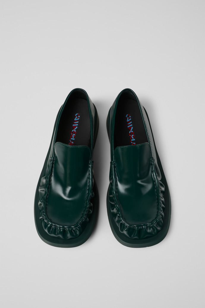 Mil 1978 Mocasines de piel verdes