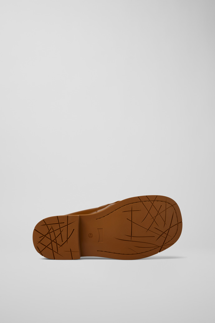 The soles of Mil 1978 Brown Leather Loafers