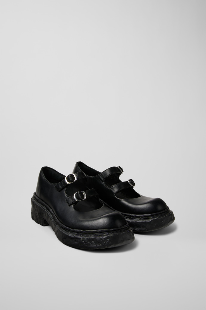 CAMPERLAB VAMONOS Babies en cuir noir