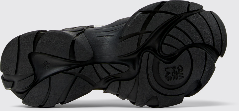 CAMPERLAB TORMENTA Black-Gray Textile Sneakers