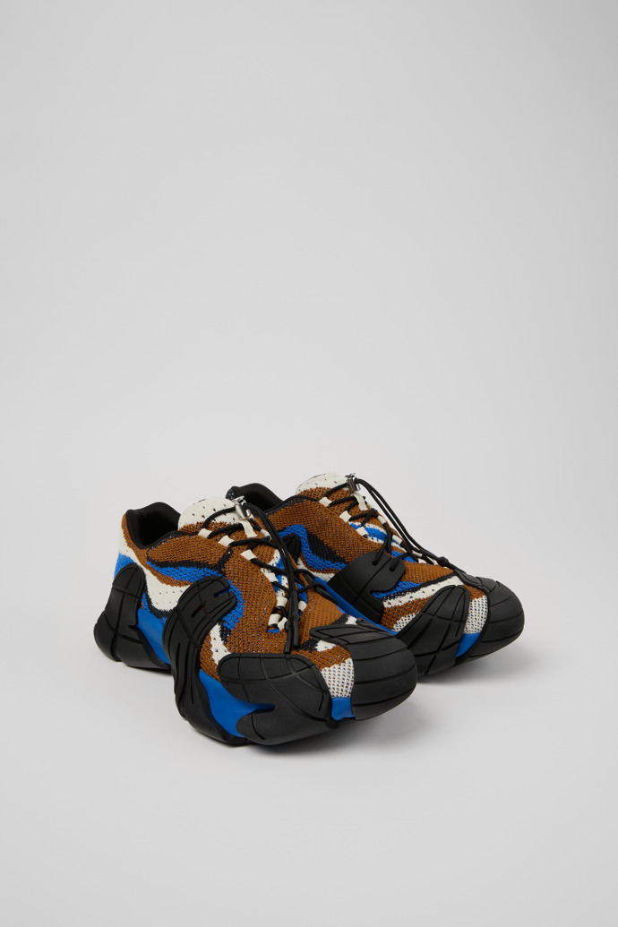CAMPERLAB TORMENTA Blauw-zwarte textiel sneaker