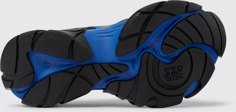 CAMPERLAB TORMENTA Blue-Black Textile Sneakers