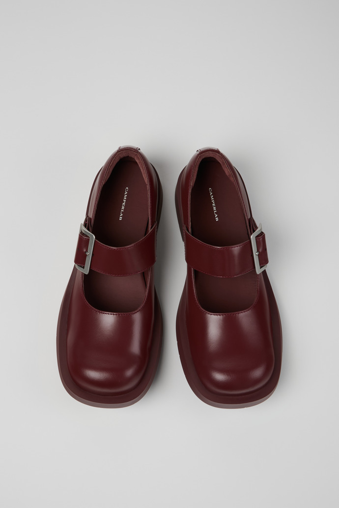 Overhead view of MIL 1978 BURGUNDY