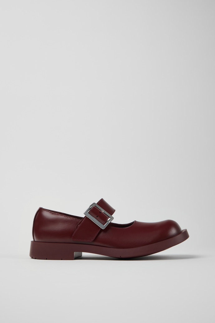 Side view of MIL 1978 BURGUNDY