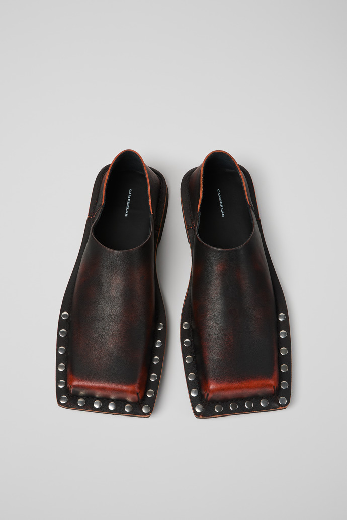 Overhead view of MENOSMAL BLACK-ORANGE