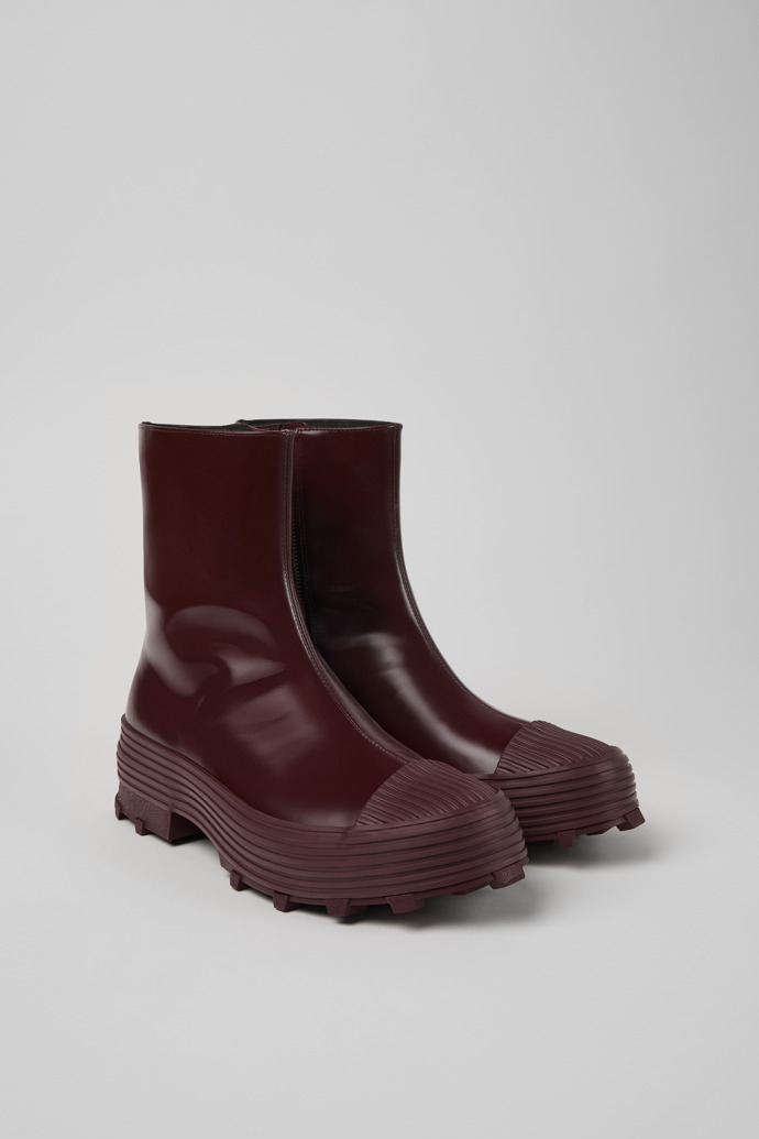 Traktori Bottes en cuir bordeaux