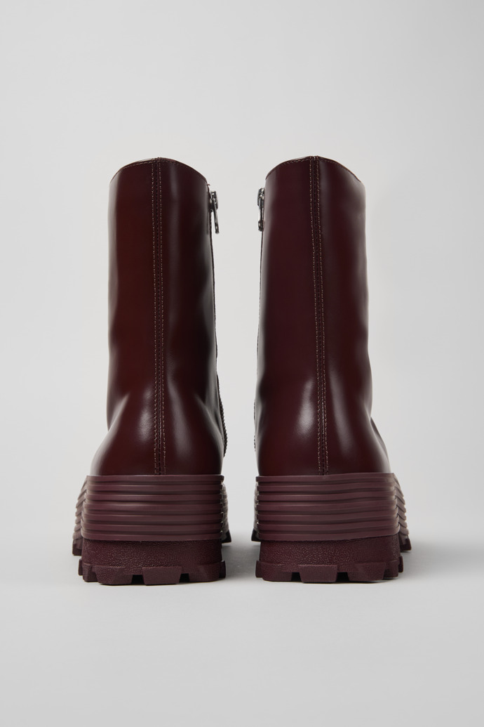 Traktori Bottes en cuir bordeaux