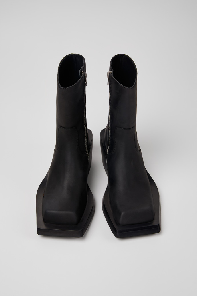 Quetal Bottes en nubuck noir