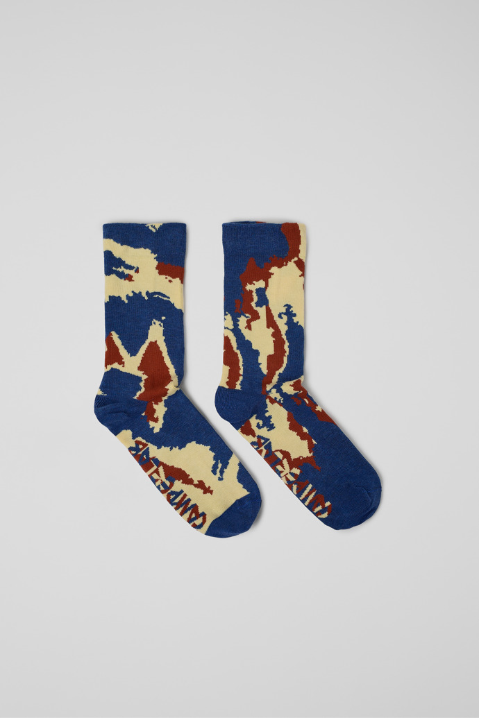 Socks Meerkleurige sokken van katoenmix